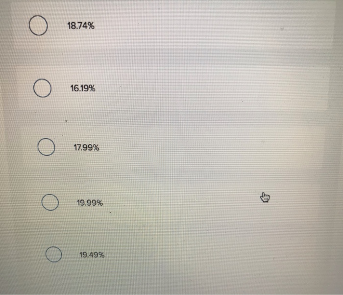 following cash flows: Year Cash Flow -$34,750 8,030 9,650 13,700 15,690 10,460