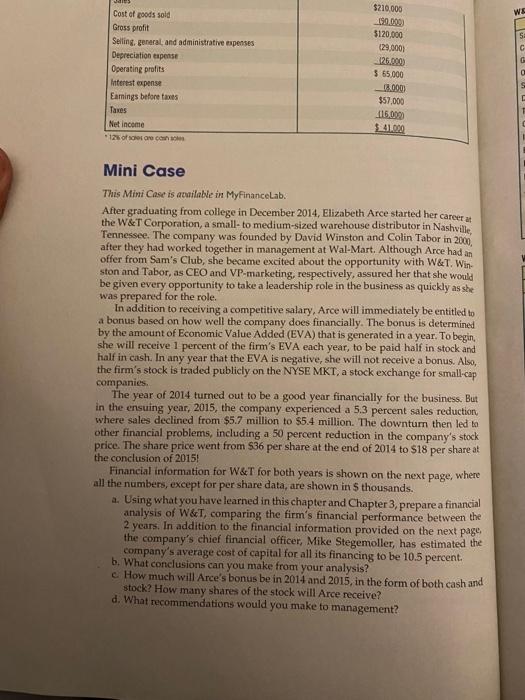  only answer part C Mlini Case This Mini Case is azuilable