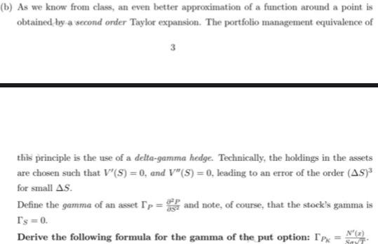 Mathematically, if the price of this hedging asset is P. this is