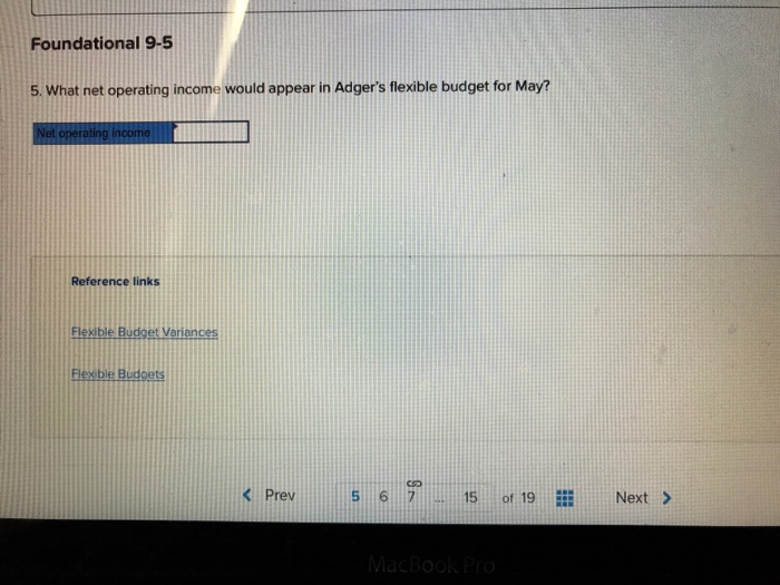 fixed and variable cost estimates that it uses for budgeting purposes and
