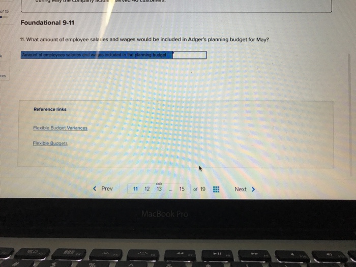 the company actually served 40 customers