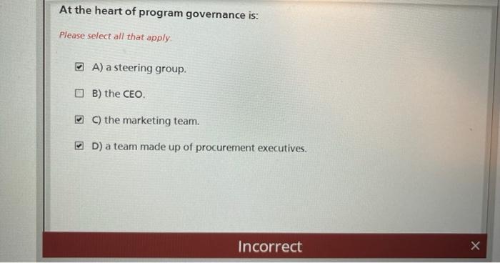 select all that apply. A) Maybe B) Worth the effort C) Leverage