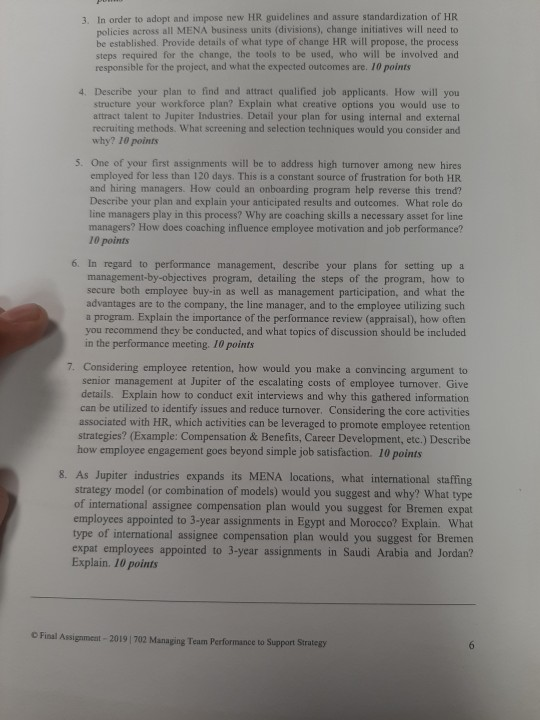 Human Resource Director for Jupiter edustries, multi-national organization operating across 5 business