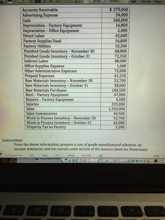Waterways Corporation is a private corporation formed for the purpose of providing