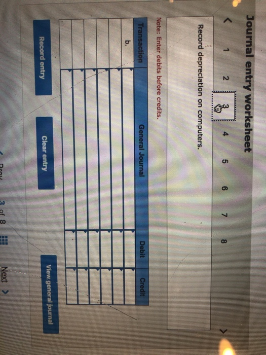 related to unearned and prepaid items in balance sheet accounts. The middle