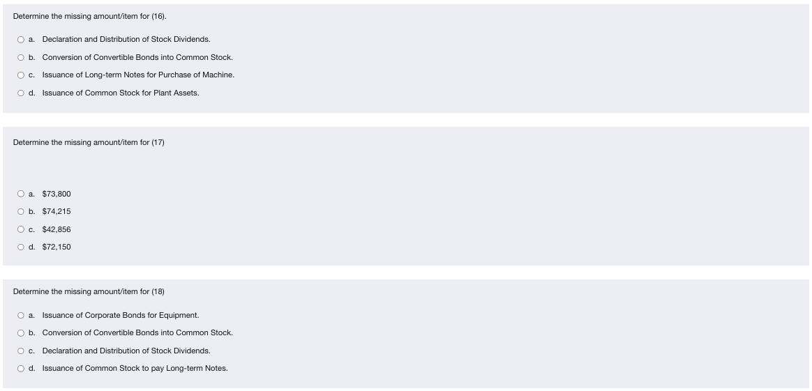 for $34,440 (assume gain or loss is ordinary). 4. Paid dividends of