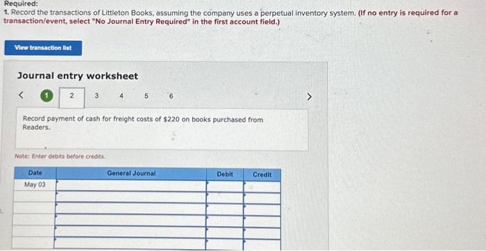 (LO6-5) [The following information applies to the questions displayed below.] Littleton Books