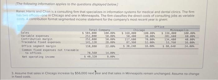 i just need to find out variable expenses. please explain how [The