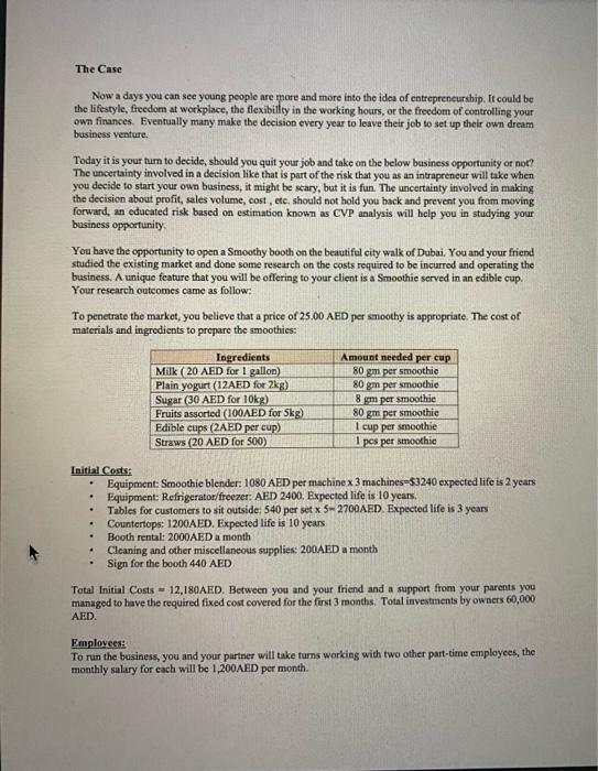  i want the solution for this case study with a full