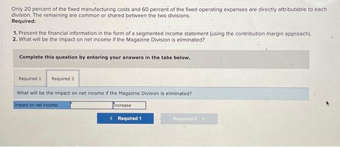 for the last five years and Anderson is considering eliminating that division,