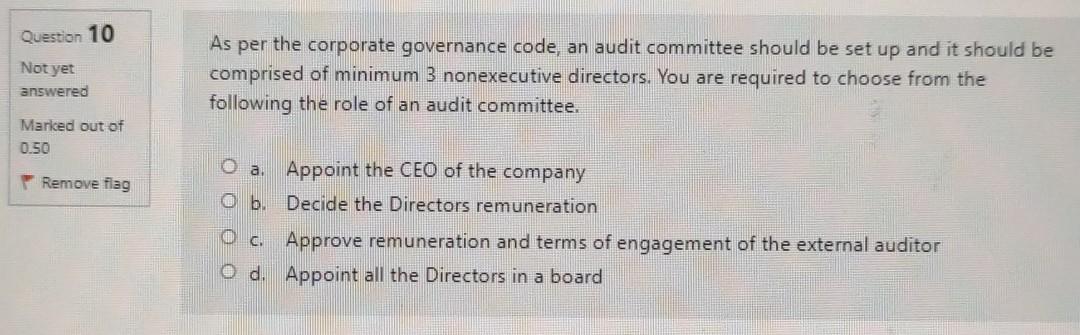 Please choose the correct answer only no need for explanation of