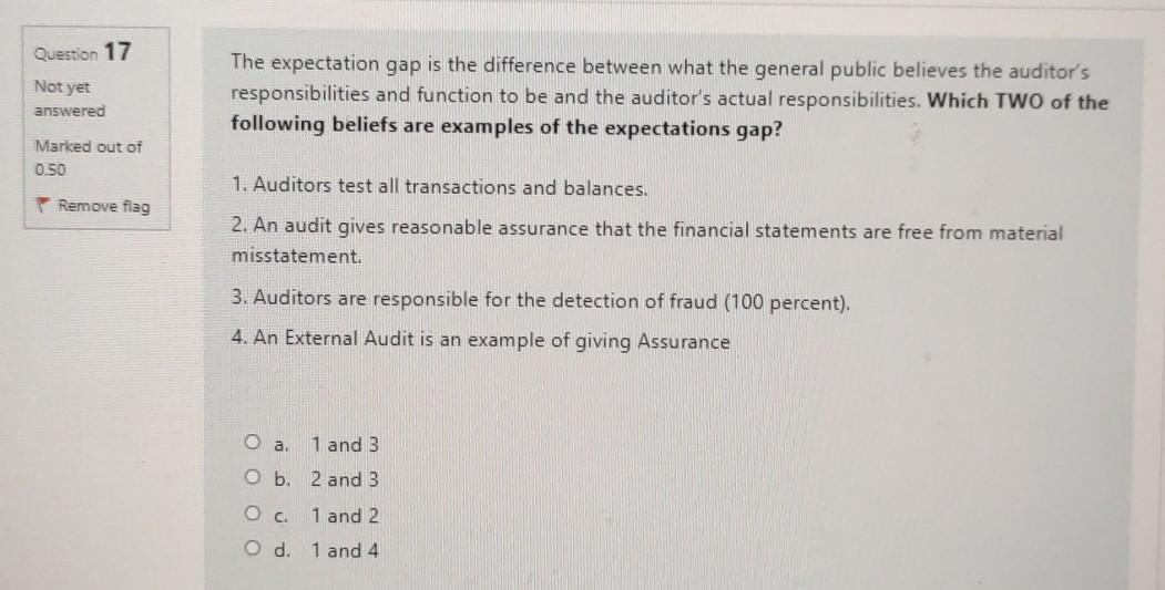 an audit committee should be set up and it should be comprised