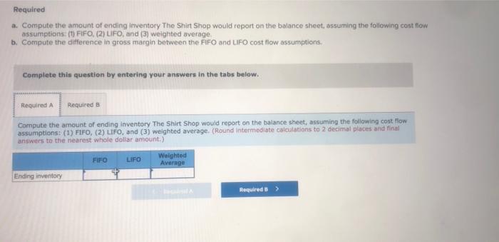 how different inventory cost flow methods (specific identification, FIFO, LIFO, and weighted