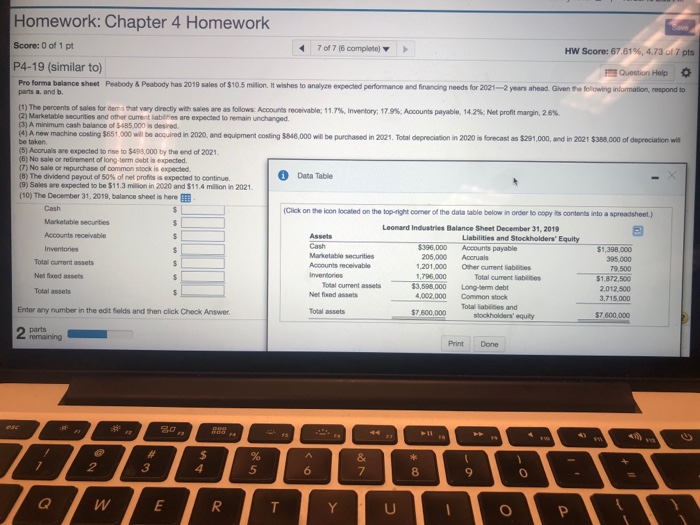 Prepare a pro forma balance sheet dated December 31,2021 Complete the assets