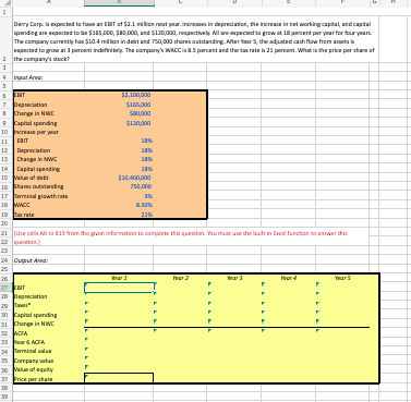  needs to be in excel formulas eugected to move at 1