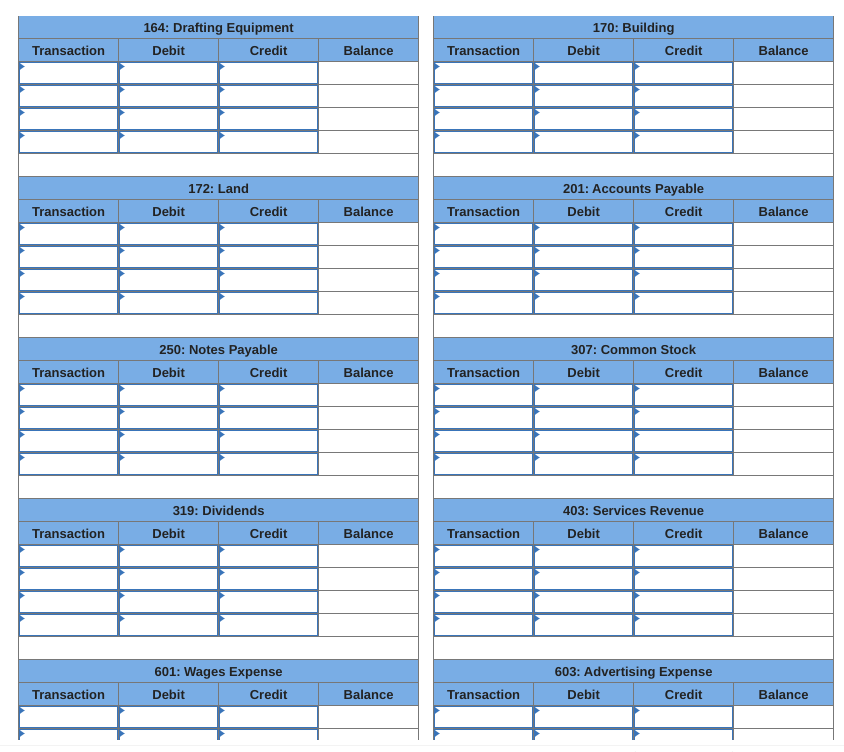 balance LO A1, P1 Aracel Engineering completed the following transactions in the