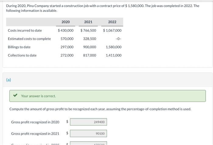  Please help me answer this! Give Correct Answer Kudos! During 2020,