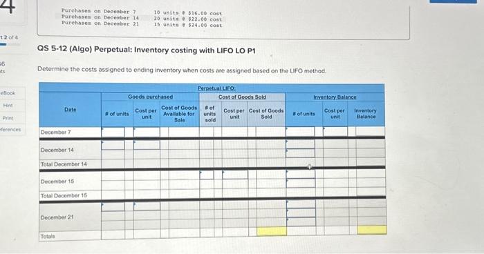 [The following information applies to the questions displayed below] Trey Monson starts