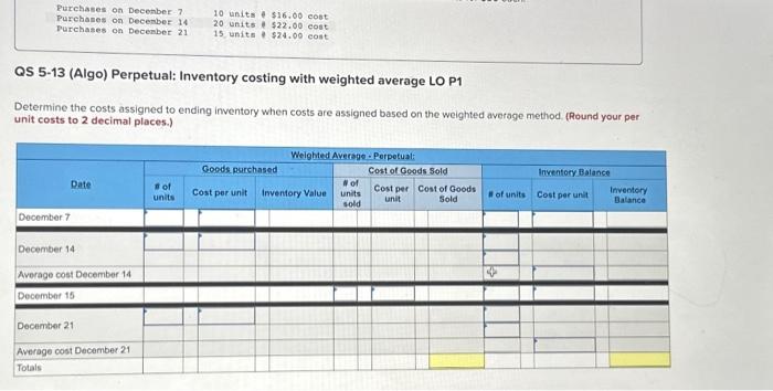 a merchandising business on December 1 and enters into the following three