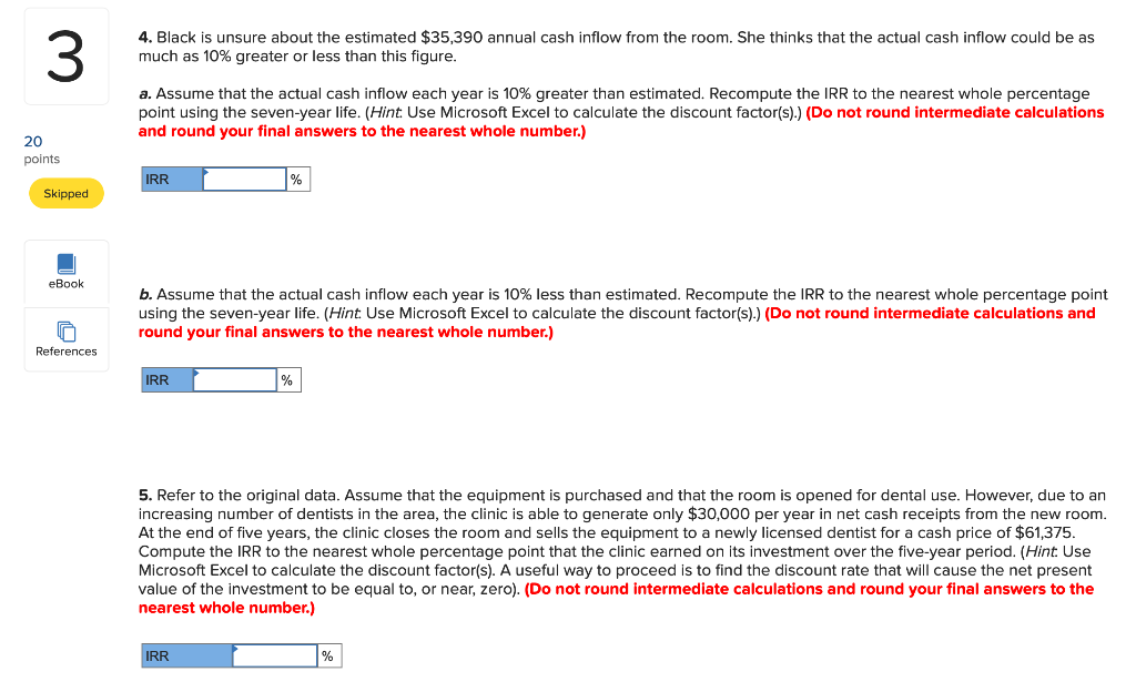 is trying to determine whether or not the clinic should move patient