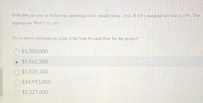 35 . The Joy's R US Company is considering adding a robotic