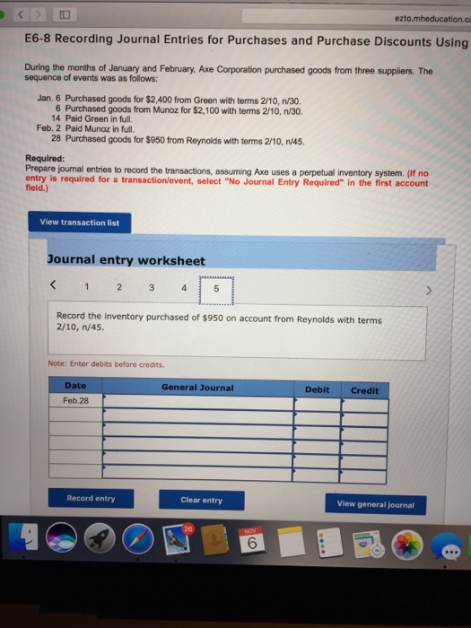Corporation purchased goods from three suppliors. Tho sequence of events was as
