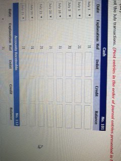 journal entries presented in the previous part.) *Problem 4-5A (Part Level Submission)