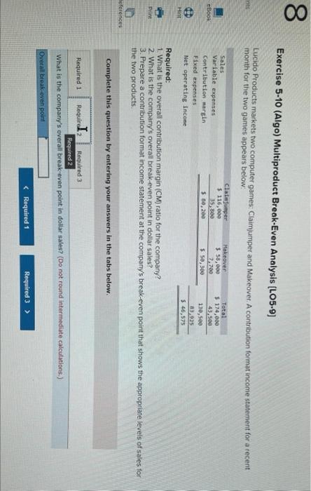 your answer by preparing a contribution format income statement at the target