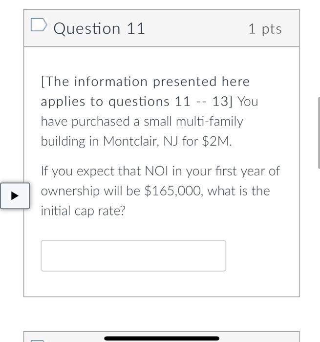 I need answer from (13-15) please ASAP Question 11 1pts [The information