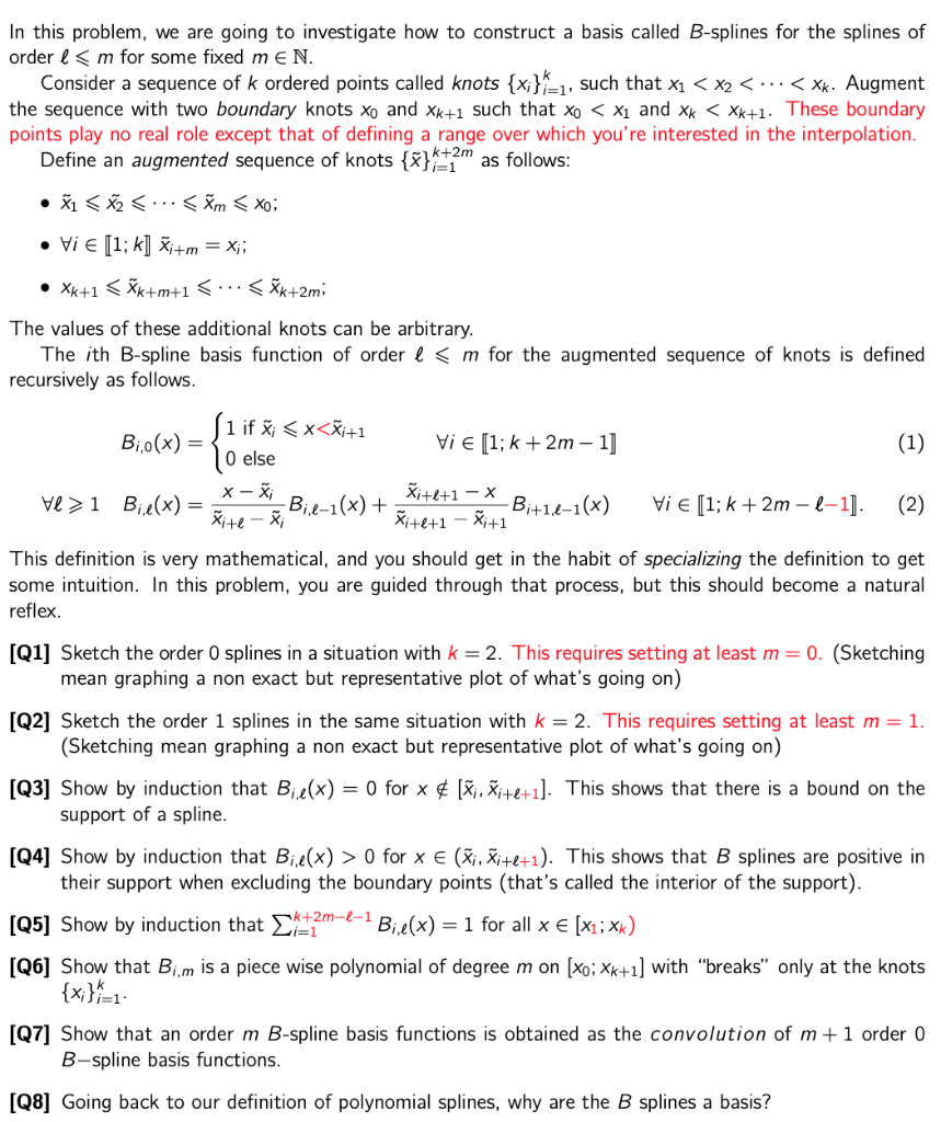 Please answer all sub-questions 1-8 In this problem, we are going to