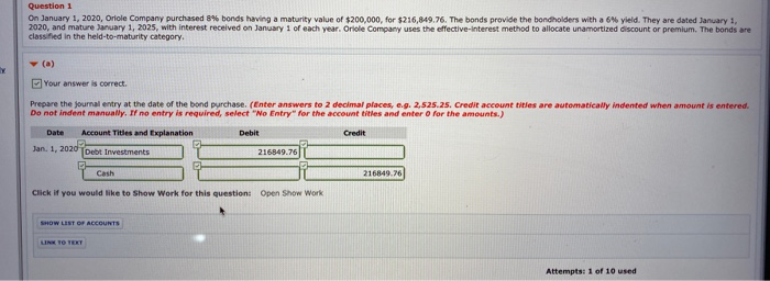  please help me finish this Question 1 On January 1, 2020,