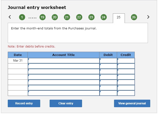 journal. Journal entry worksheet 19 20 21 23 24 25 26 Enter