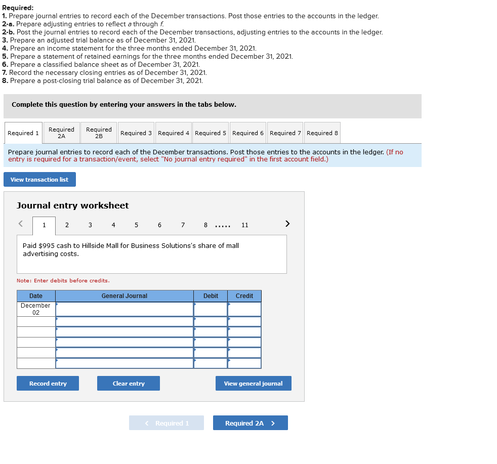 1 SP 3 Serial Problem Business Solutions (Algo) LO P1, P2, P3,