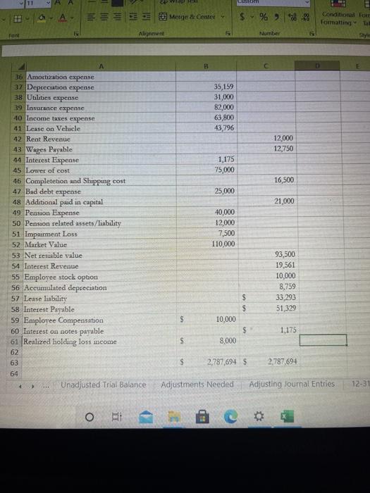 22 Notes payable 23 Income taxes payable 24 Unearned rent revenue 25