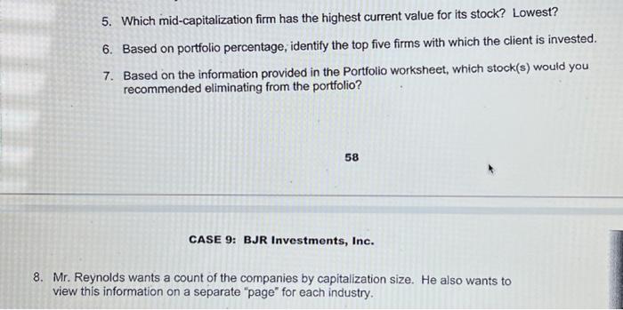 method to use.) If you elect to use the MoneyCentral Investor Stock