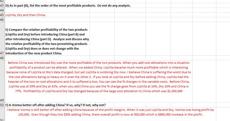 (LiqVita) and the other is used by dry cereal producers (Dry). Both