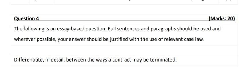  Hi, please help with question 4 Question 4 (Marks: 20) The
