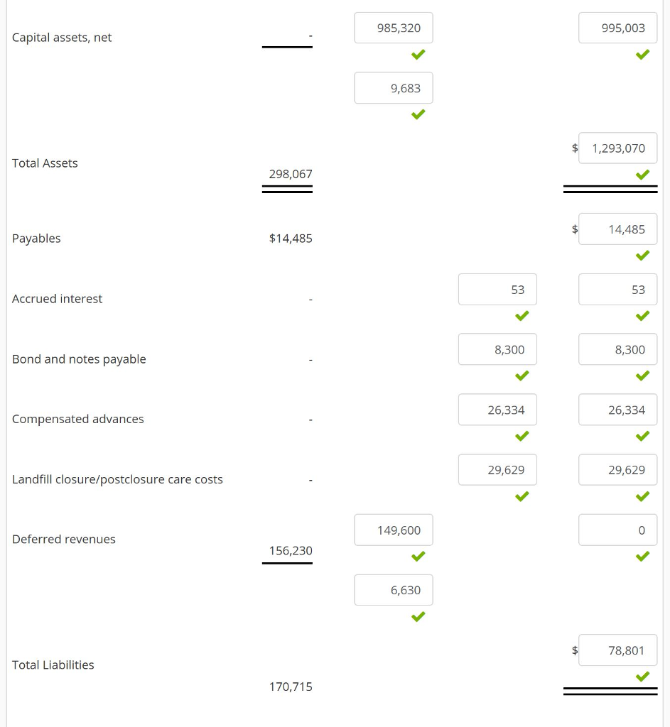 accountant must prepare a number of journal entries to recognize assets and