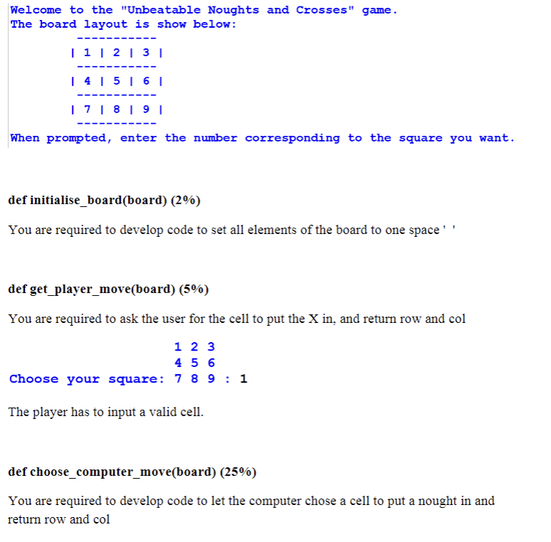 * def main(): board = [ ['1','2','3'],\ ['4','5','6'],\ ['7','8','9']] welcome(board) total_score =