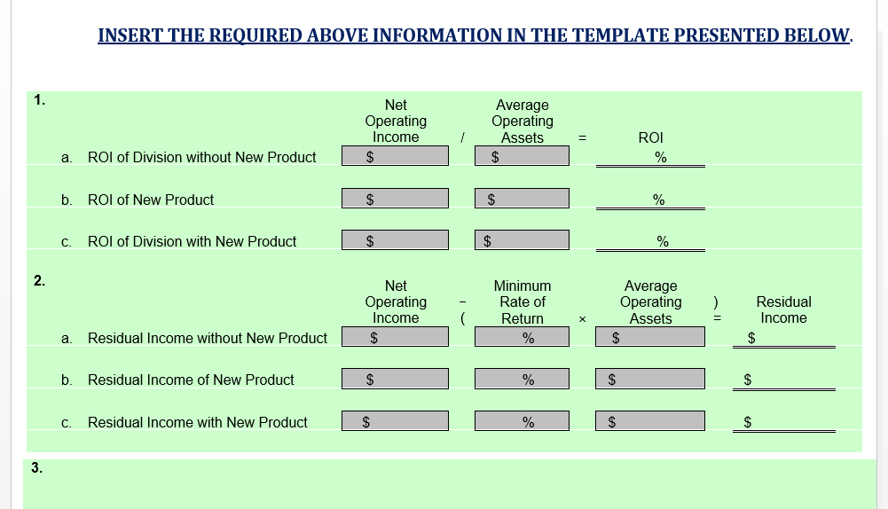 MANAGERIAL ACCOUNTING - (FALL SEMESTER 2017) ASSESSMENT NUMBER 4 PERFORMANCE EVALUATION OF