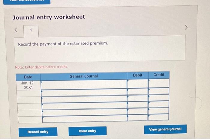 workers' compensation... Compute and record workers' compensation insurance premiums for Fairlawn Manufacturing