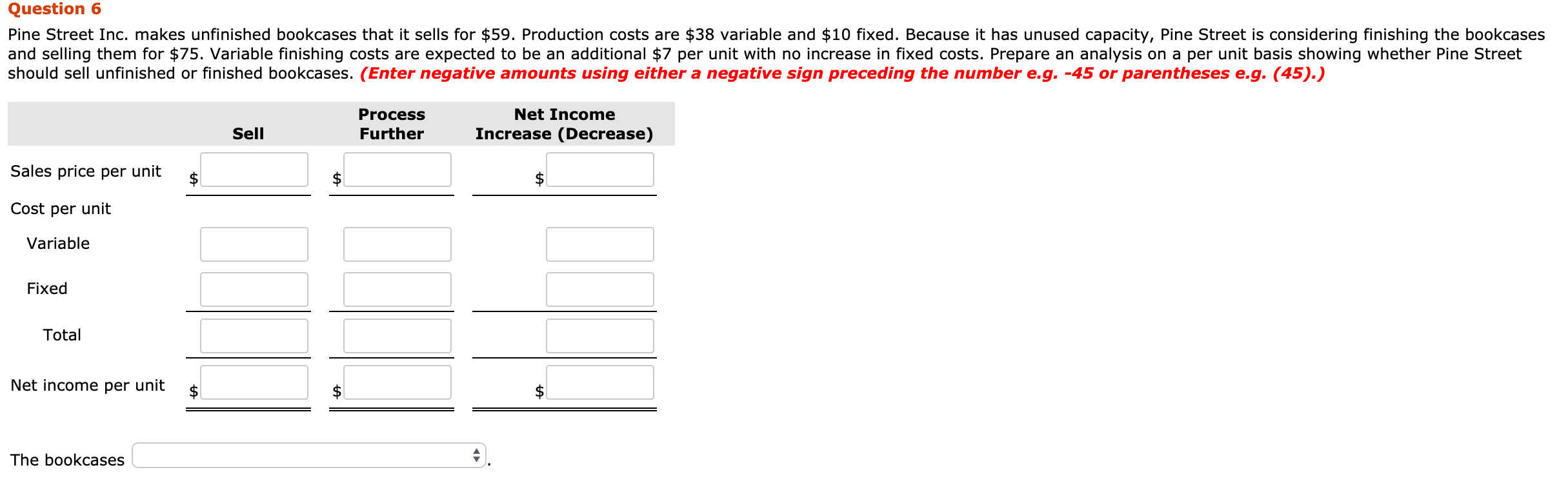 for $51. A foreign wholesaler offers to buy 3,580 units at $28
