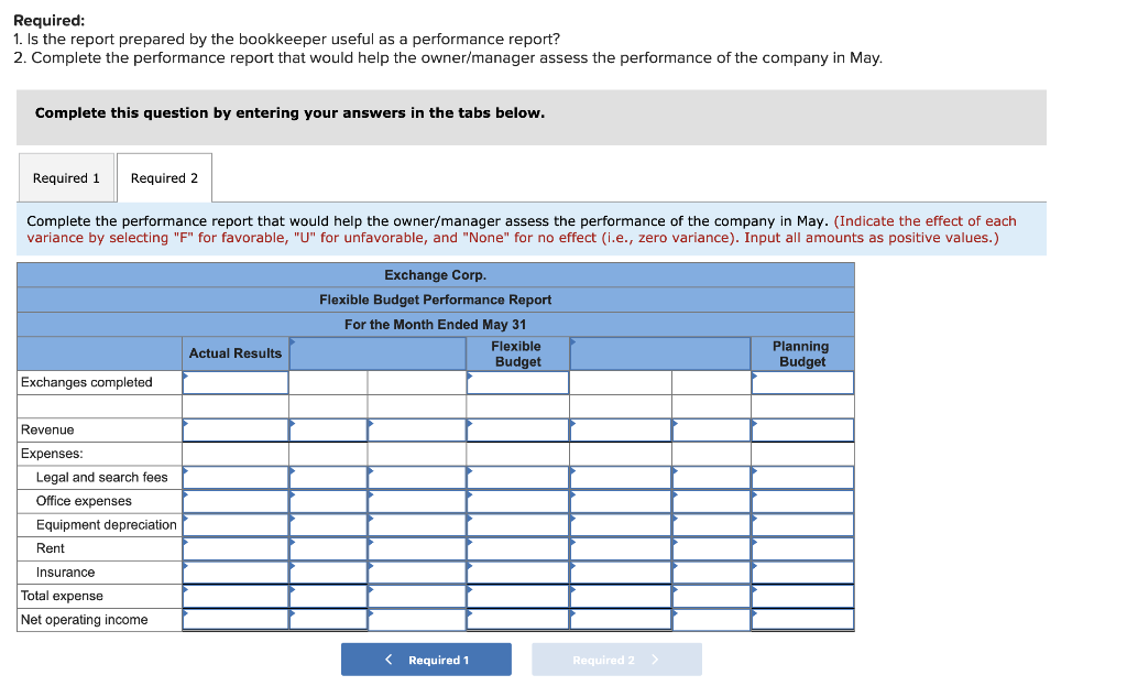 LO9-2, LO9-3, LO9-4, LO9-6] Exchange Corp. is a company that acts as