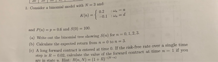 in problem 1 except with N = 2, calculate the value (at