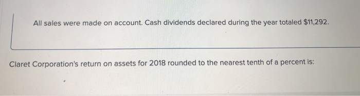 Claret Corporation. CLARET CORPORATION Balance Sheets 2018 Dec. 31 Jan. 1 $