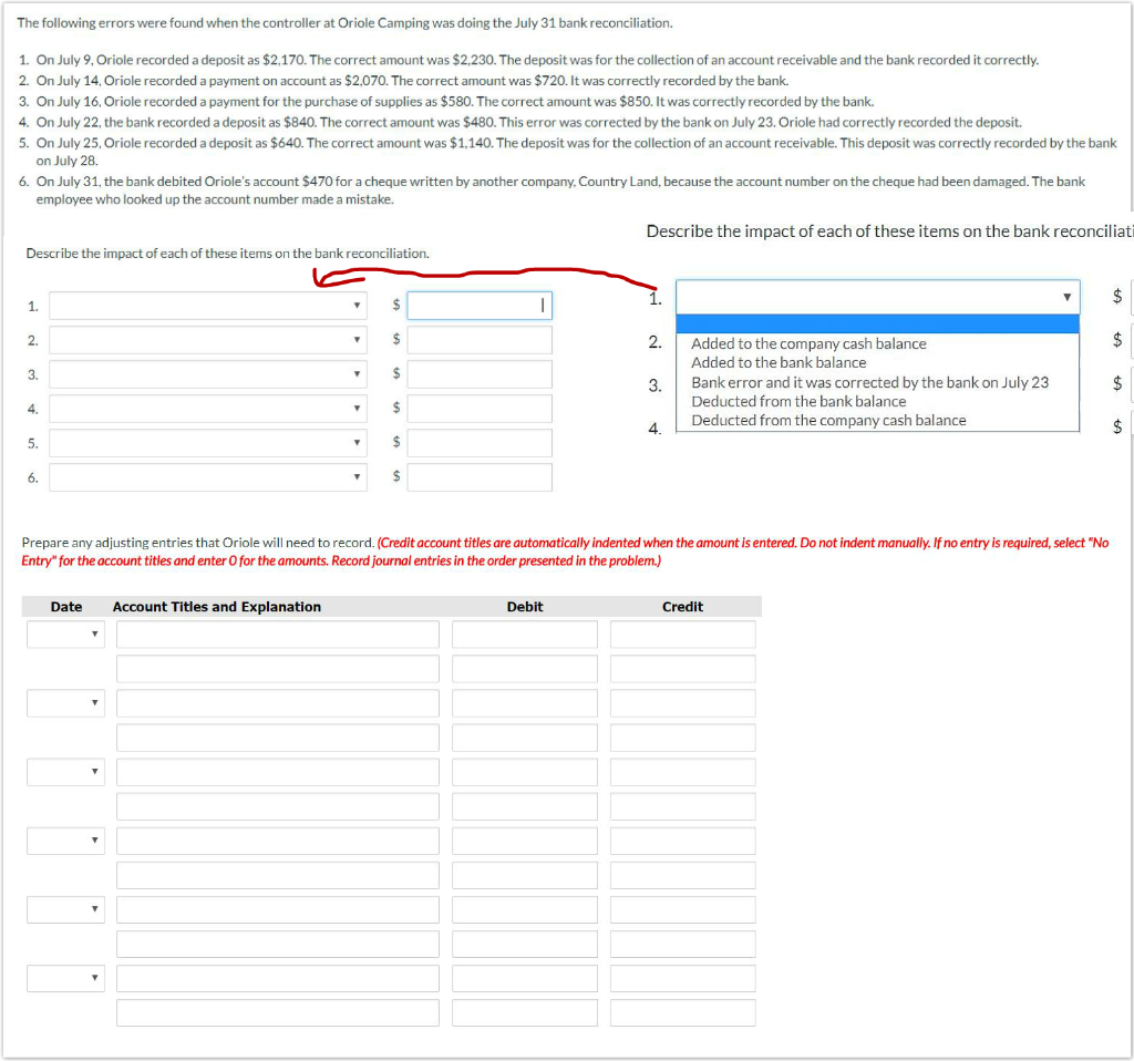  The following errors were found when the controller at Oriole Camping