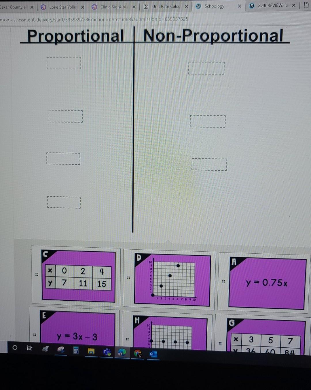 Both slides go with the question Bexar County e X Lone