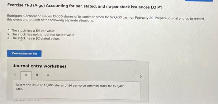 help me pls I will give you thumbs up! Exercise 11-3 (Algo)
