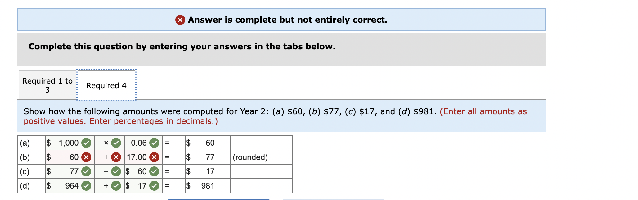 disregard number two. Only help correct the red X part of the