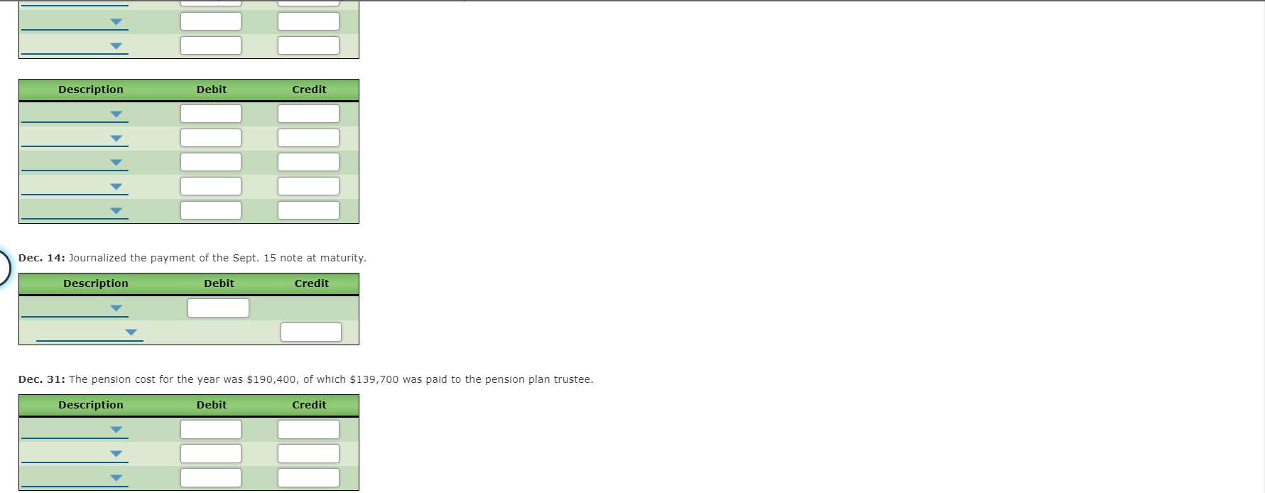 does not require an entry, leave it blank. Jan. 3: Issued a